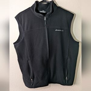 Eddie Bauer Black Fleece Vest